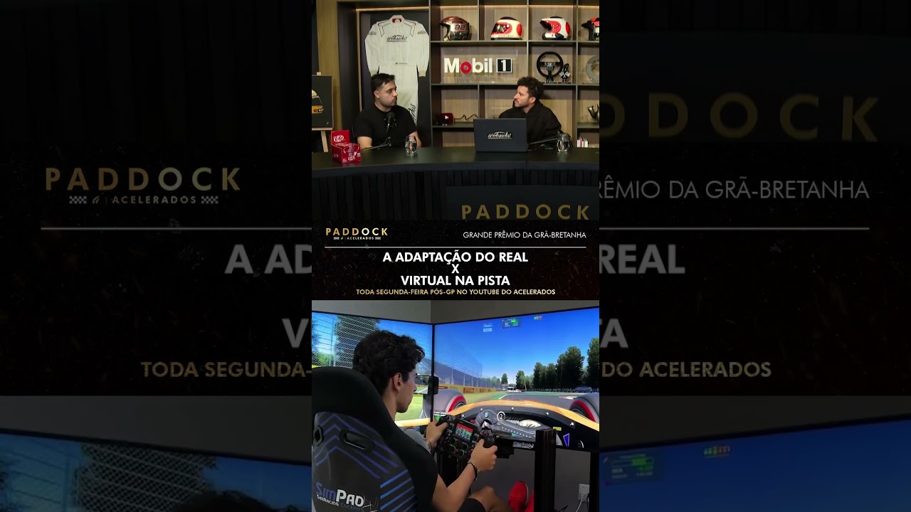 A ADAPTAÇÃO DO REAL X VIRTUAL NA PISTA 🏎️🛞
