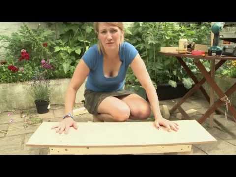 bench - How to make a bench: DIY video Subscribe to the Guardian HERE: http://bitly.com/UvkFpD DIY expert Julia Miller guides you through some simple carpentry proje...