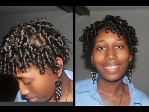 How To Do A Straw Set On Relaxed Hair