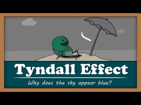 Tyndall Effect - Why does the sky appear blue? | #aumsum #kids #science #education #children - YouTube