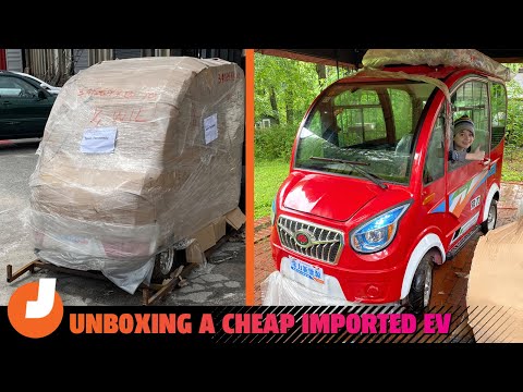 Unboxing del auto eléctrico más barato del mundo