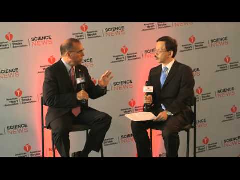 AHAScienceNews - Ralph Sacco interviews Jiang He who presented the results of Blood Pressure Reduction Among Acute Ischemic Stroke Patients: A Randomized Controlled Clinical ...