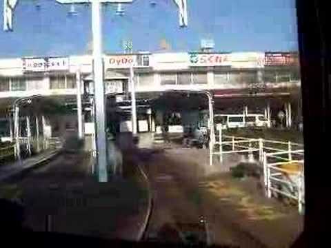 土佐電気鉄道桟橋線 高知駅前到着シーン