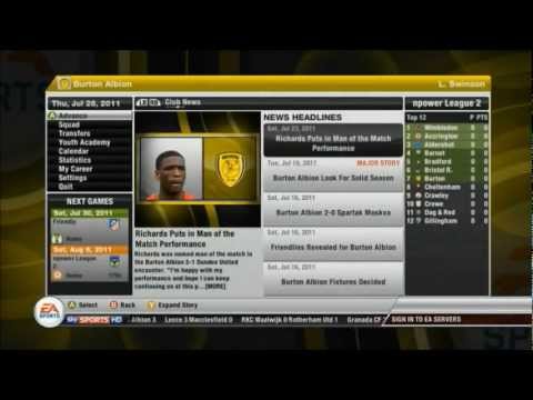 how to youth academy fifa 12