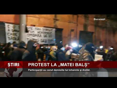 Proteste, după incendiul de la Matei Balş