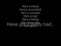 He's a tramp Karaoke