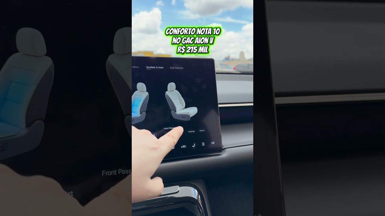 Massagem aquecimento  ventilação GAC Aion V