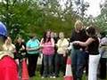 Richard Branson Cheat at egg and spoon race