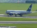 Boeing 757 US Airways Takes off from Brussels Airport Boeing 757 US Airways Takes off from Brussels Airport
