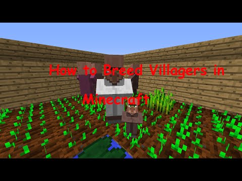 how to villagers breed minecraft