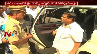 Chittoor MP Sivaprasad Fires on Police over Not Following Protocol || NTV