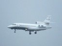 Dassault Falcon 900B Solid-air landing at Rotterdam airport @ RW24 Dassault Falcon 900B Solid-air landing at Rotterdam airport @ RW24
