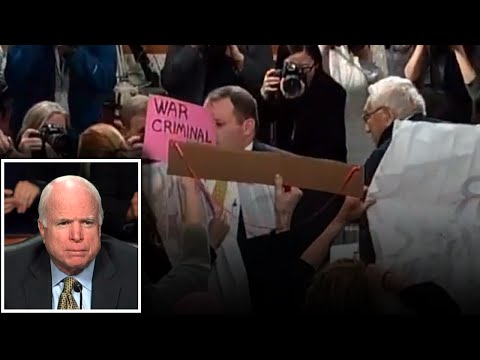 Kissinger Gets Code Pinked & Wait Till You See How McCain Reacts