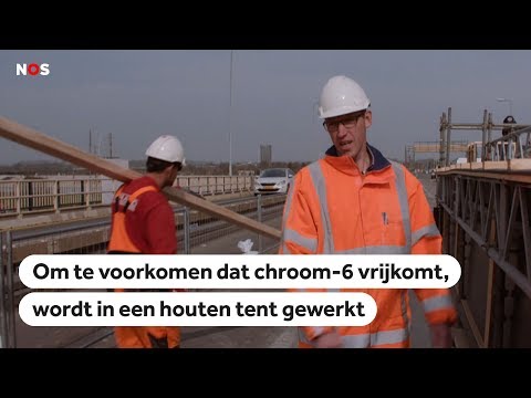 RENOVATIE: Hoe verwijder je het kankerverwekkende Chroom 6 van de Waalbrug