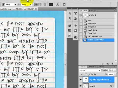 how to adjust line spacing in photoshop