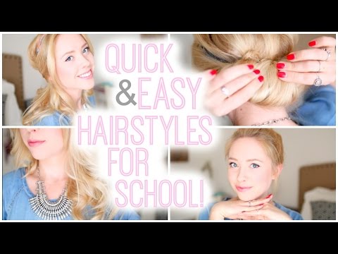 how to quick easy hairstyles