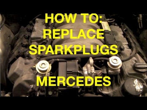 How to replace spark plugs and wires on a 1999 – 2005 Mercedes S500 or S430 W220 M113