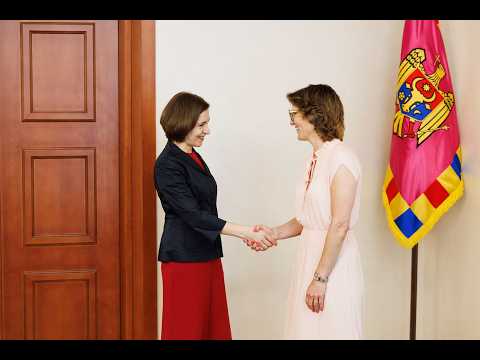 Președinta Maia Sandu s-a întâlnit cu Jessika Roswall, Comisara europeană pentru mediu