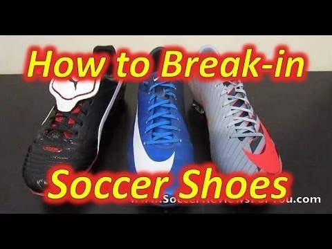 how to break new shoes