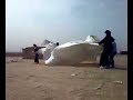 هوا قوي بالكويت في المخيم شهر 11-2007
