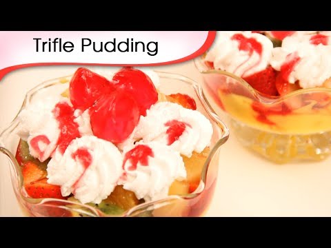 Trifle Pudding – Eggless Sweet Dessert Recipe by Ruchi Bharani [HD]