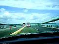 crossing michigan bridge