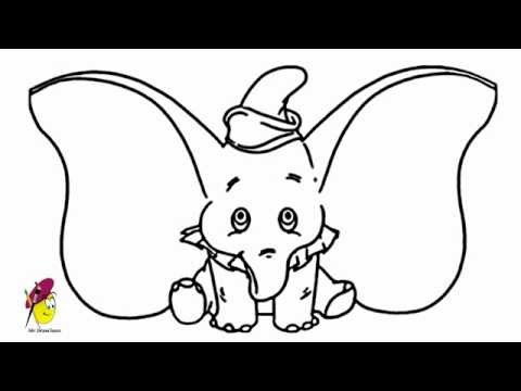 how to draw dumbo