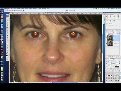 how to get rid of red eye in photoshop cs5