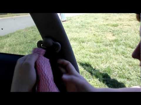 how to fix a seat belt that is stuck