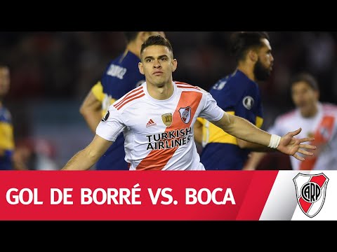 DEFINICIÓN COLOMBIANA. Rafael Borré abría el marcador frente a Boca.