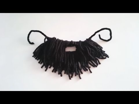 Bricolage déguisement. Fabriquer une barbe de pirate