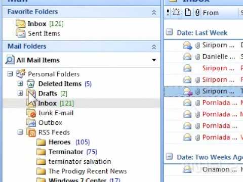 how to fasten outlook indexing