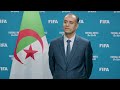 Algeria Football Federation President Walid Sadi meets FIFA President Gianni Infantino in Zurich