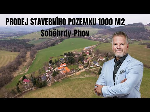 Video PRODEJ STAVEBNÍHO POZEMKU 1000 M2 Soběhrdy-Phov, okr Benešov