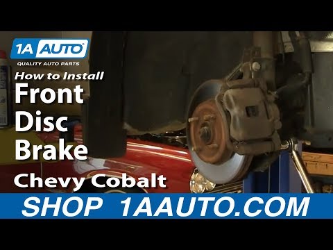 How To Install Replace Front Disc Brakes Chevy Cobalt Pontiac G5 05-10 1AAuto.com