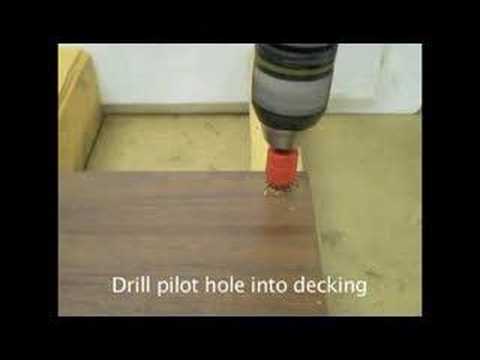 how to fasten ipe decking