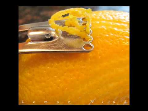 how to rind a lemon