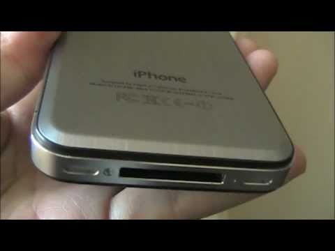 backplate - iPhone 4 has a swappable back plate? YES. And it's super easy to replace. Here, Adriana and a friend change out the iPhone 4's glass backplate with a metal o...