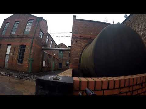 Epic Airsoft battle in an abandoned factory