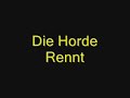 Jan Hegenberg-Die Horde Rennt Jan Hegenberg-Die Horde Rennt