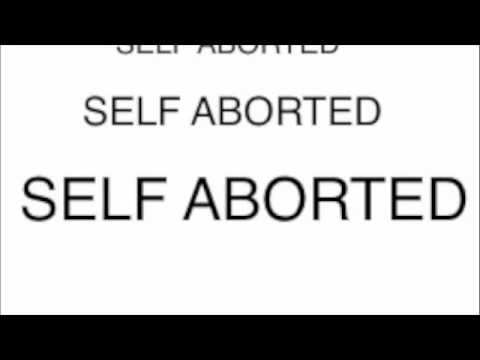 how to do a self abortion