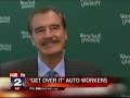Vicente Fox tells American Workers To \"Get Over It\" 09/12/08