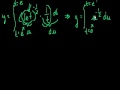 Clarification on last integral example video