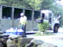 messing with the recycling man