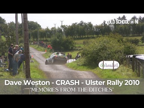 Subaru Crash - Big jumps - Ulster Rally 2010