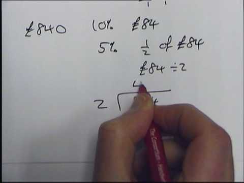 how to determine percentage