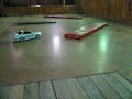 RC drifting on masonite - 3