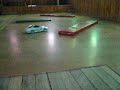 RC drifting on masonite - 3