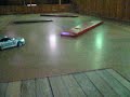 RC drifting on masonite - 3