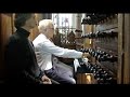 Bert plays organ in the Old Church in Amsterdam